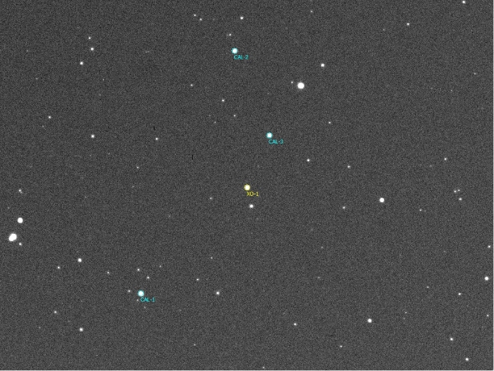 チャート - XO-1, JD 2456063.33697