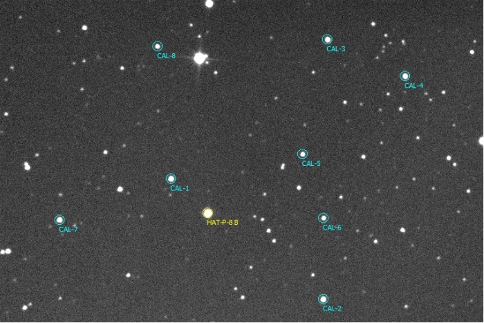 チャート - HAT-P-8, JD 2456197.27153