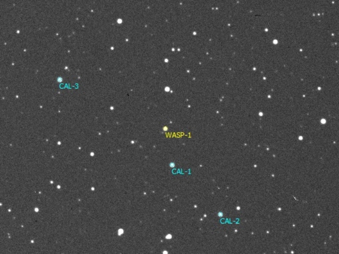 チャート - WASP-1, JD 2456291.22651