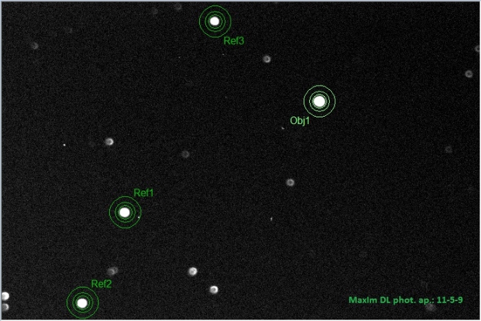チャート - WASP-14, JD 2456350.47247