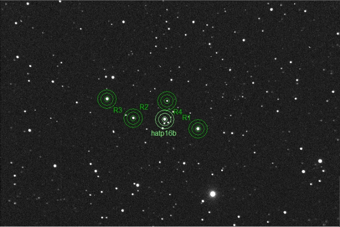 チャート - HAT-P-16, JD 2456515.40906