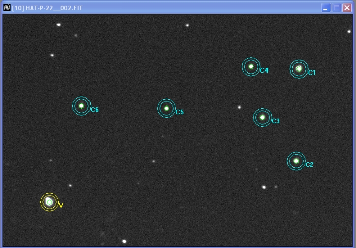 チャート - HAT-P-22, JD 2456651.79920