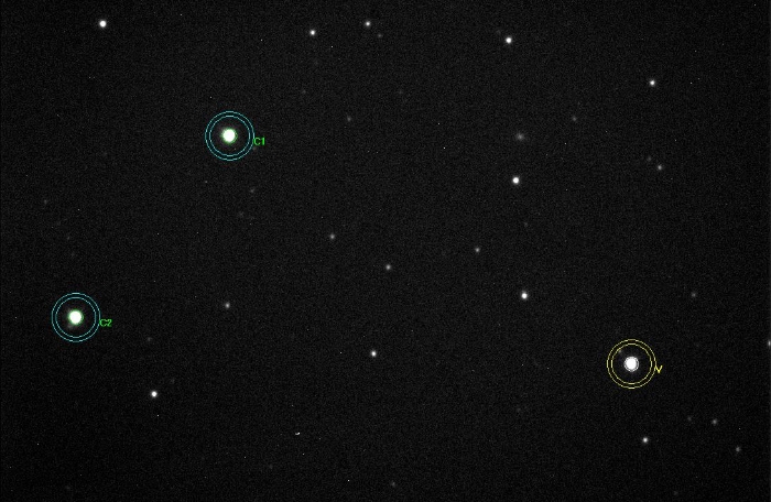 チャート - WASP-13, JD 2456733.29500