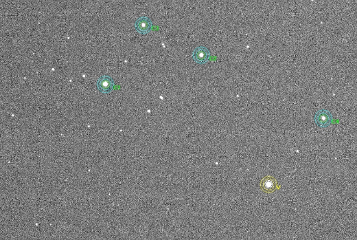 チャート - WASP-14, JD 2456738.65596