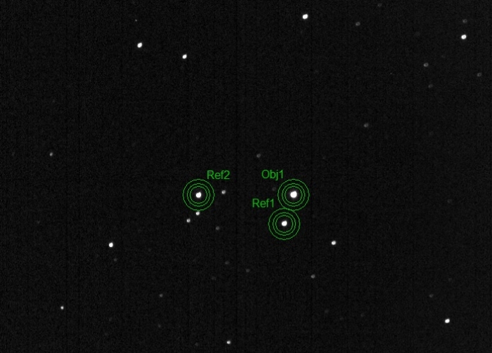 チャート - KELT-3, JD 2457072.29229