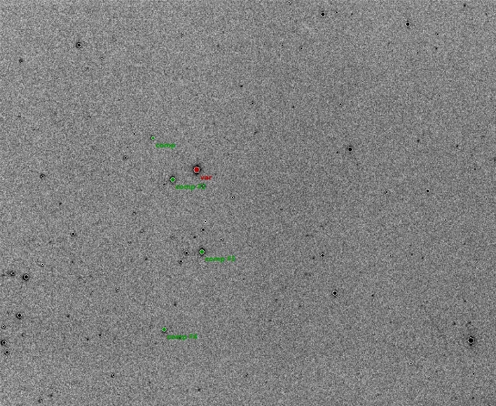 チャート - KELT-3, JD 2457126.37259