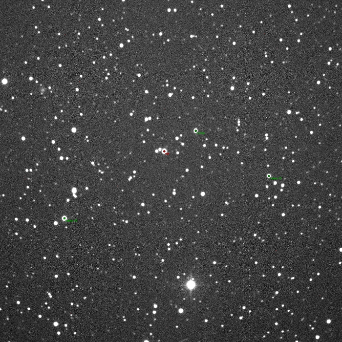 チャート - WASP-3, JD 2457222.44725