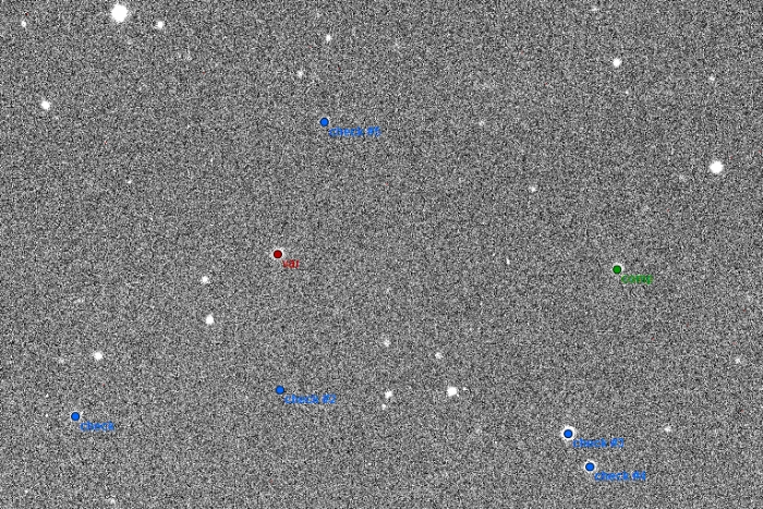 チャート - WASP-52, JD 2457256.40206