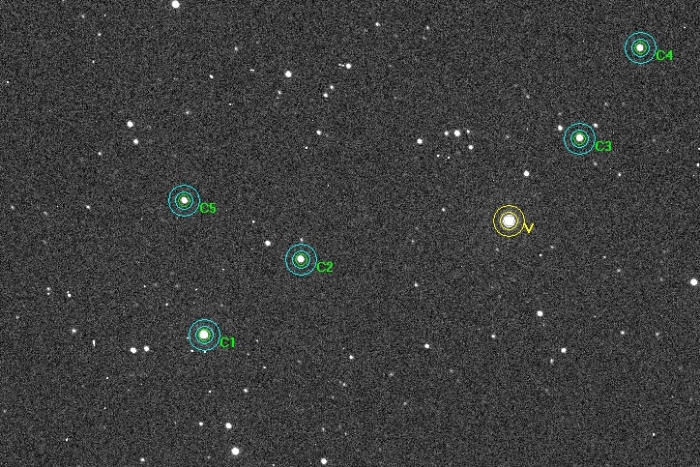 チャート - HD189733, JD 2457283.31644