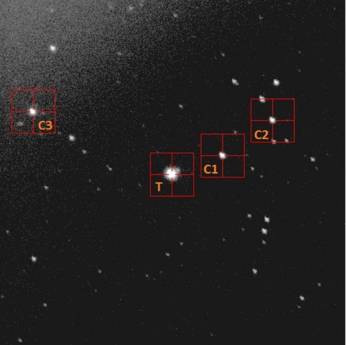 チャート - HD189733, JD 2457263.35469