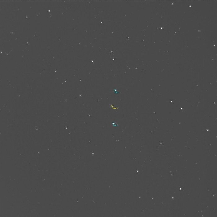 チャート - WASP-1, JD 2457639.37663