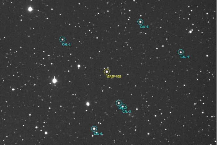 チャート - WASP-93, JD 2457653.40850