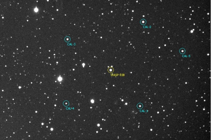 チャート - WASP-93, JD 2457664.35365