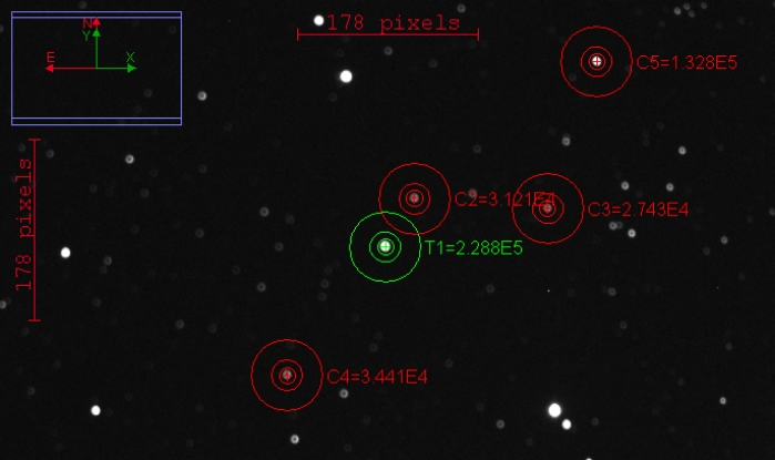 チャート - HAT-P-8, JD 2457689.27205