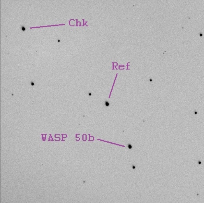 チャート - WASP-50, JD 2457687.61963