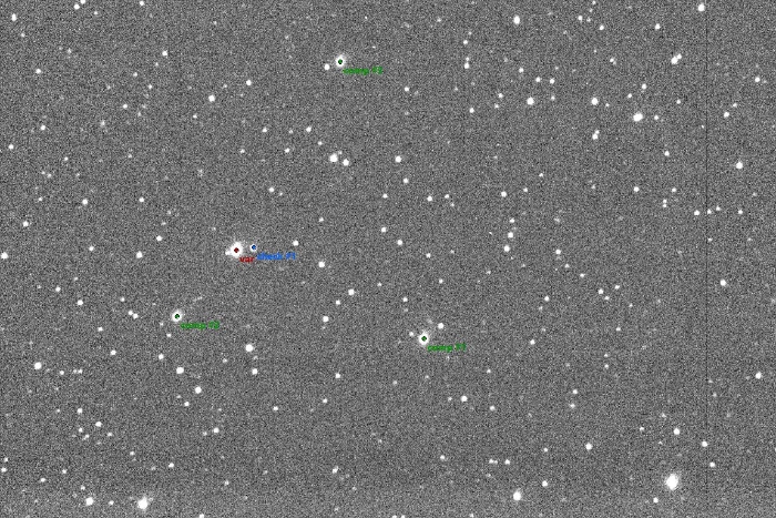 チャート - WASP-33, JD 2457643.43672