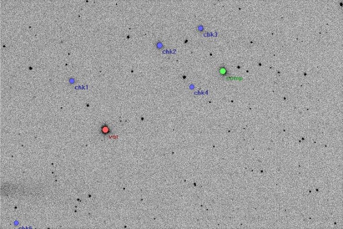 チャート - WASP-14, JD 2457840.35215