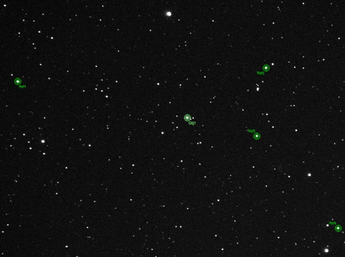 チャート - WASP-3, JD 2457911.33453