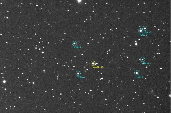 チャート - WASP-3, JD 2457959.36829