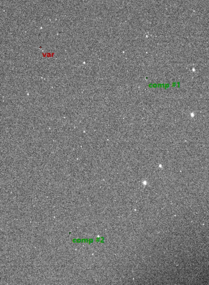 チャート - WASP-33, JD 2457976.41556