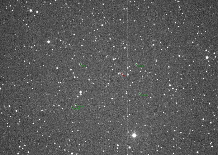 チャート - WASP-3, JD 2458044.29182