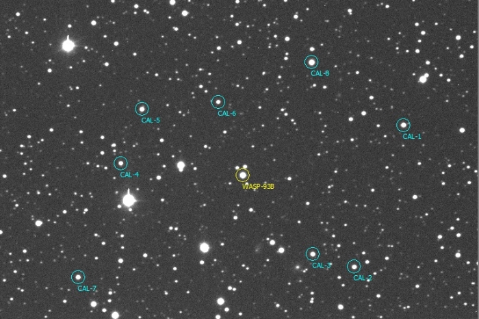 チャート - WASP-93, JD 2458104.31752