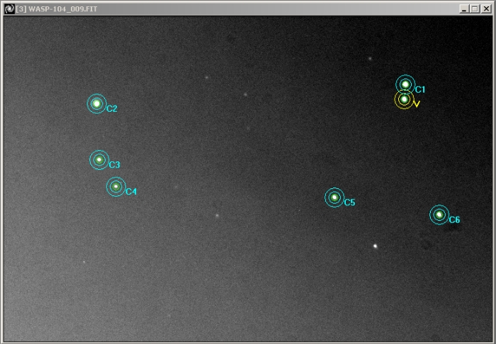 チャート - WASP-104, JD 2458561.66582