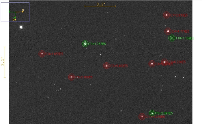 チャート - HAT-P-3, JD 2458594.35480