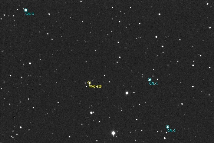 チャート - WASP-93, JD 2458664.46737