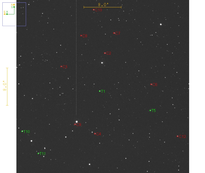 チャート - HAT-P-8, JD 2458701.35904