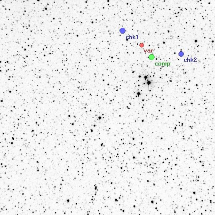 チャート - V0807 Cyg, JD 2455817.26991