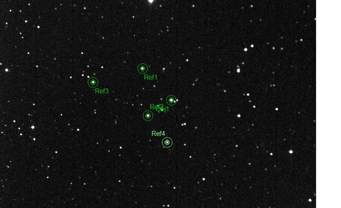 チャート - WASP-3, JD 2458707.31329