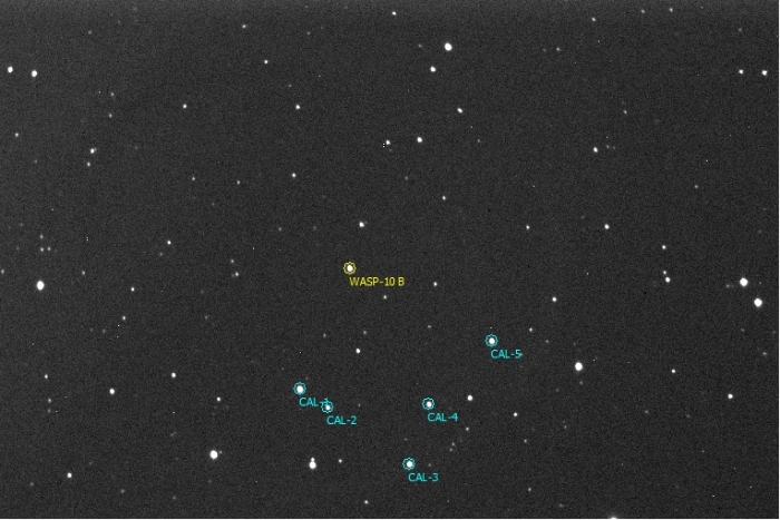 チャート - WASP-10, JD 2458712.35470