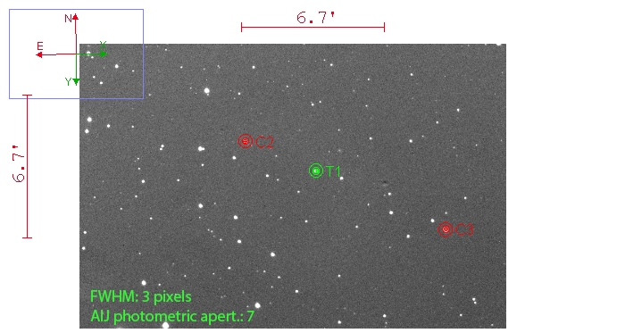 チャート - WASP-10, JD 2458712.34890