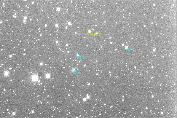 チャート - WASP-10, JD 2458783.45888