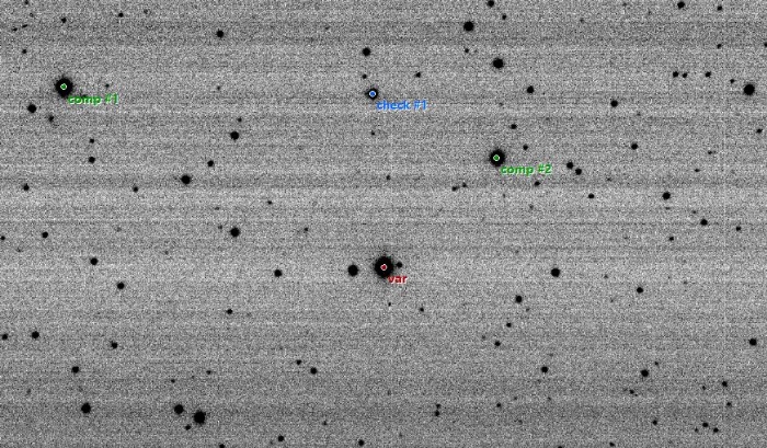 チャート - WASP-33, JD 2458786.44350