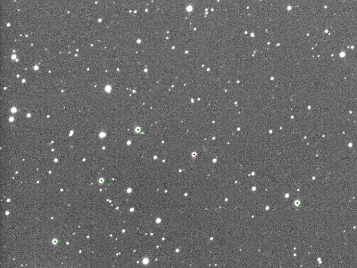 チャート - WASP-10, JD 2458842.23167