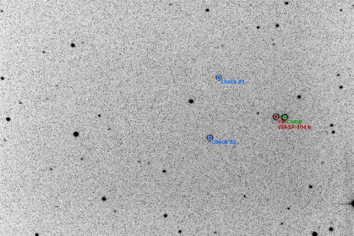 チャート - WASP-104, JD 2458923.32197