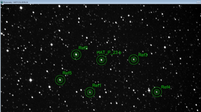 チャート - HAT-P-23, JD 2459069.42043