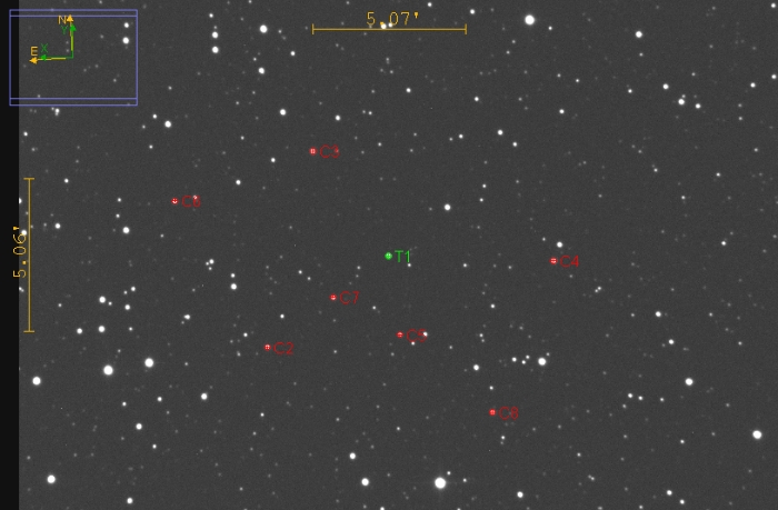 チャート - TrES-5, JD 2459101.37922