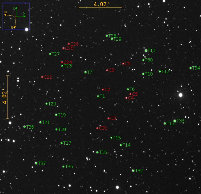 チャート - TrES-5, JD 2459138.34269