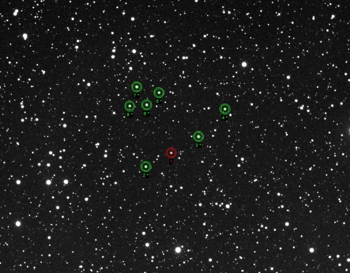 チャート - TrES-5, JD 2459138.39229