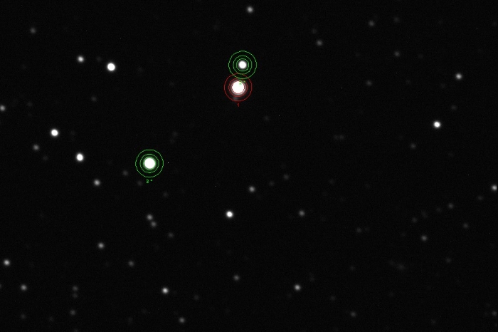 チャート - WASP-33, JD 2459213.41286