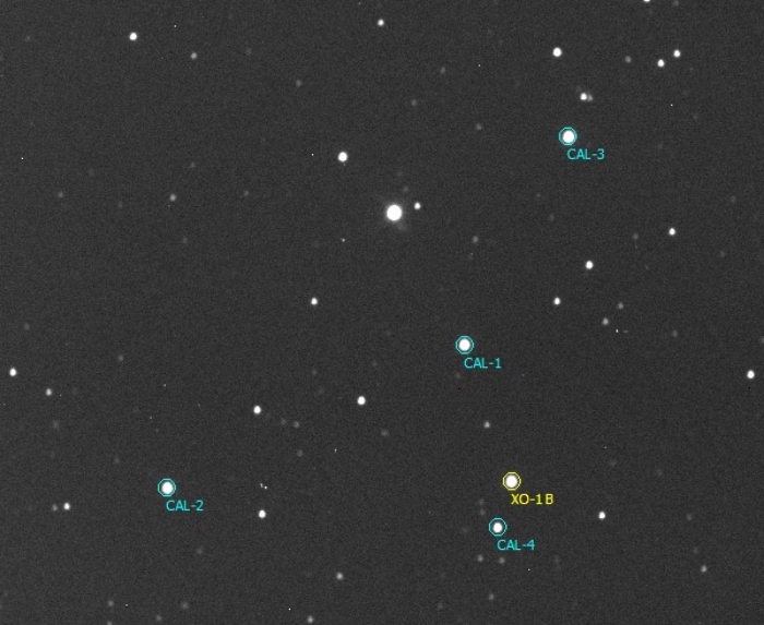 チャート - XO-1, JD 2459287.48814