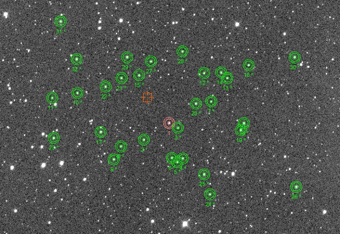 チャート - TrES-5, JD 2459304.45300