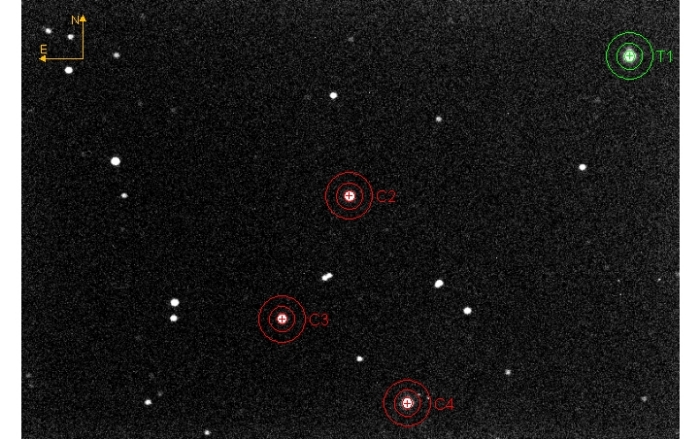 チャート - WASP-14, JD 2459359.36725