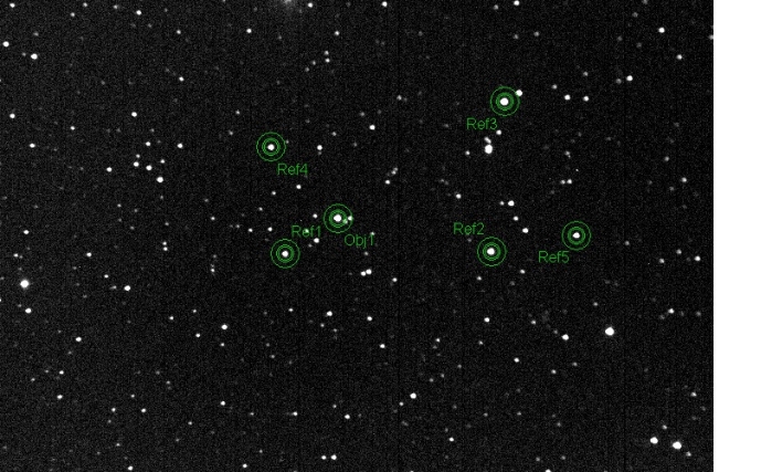 チャート - WASP-3, JD 2459381.37192