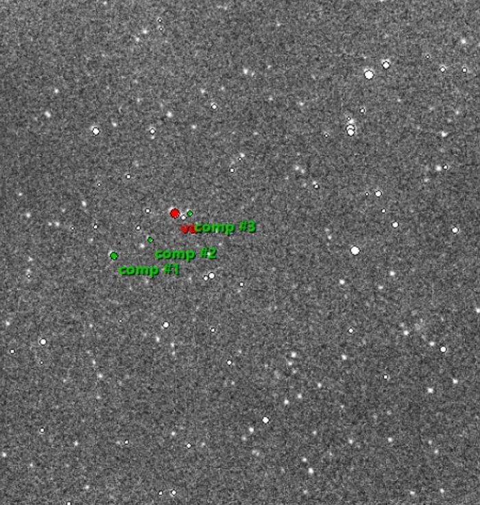 チャート - WASP-3, JD 2459429.43825