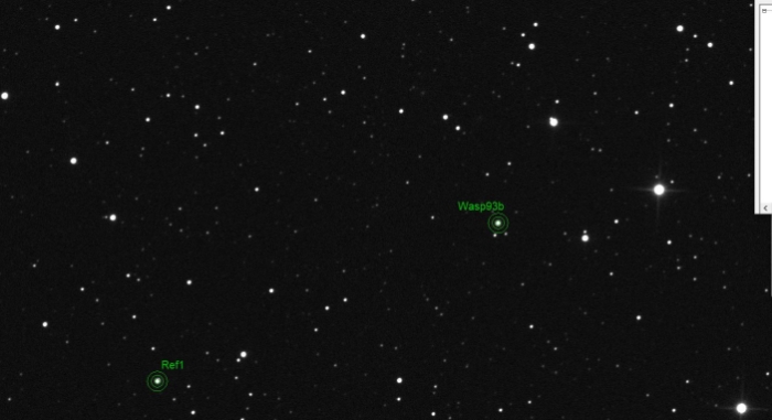 チャート - WASP-93, JD 2459432.36112