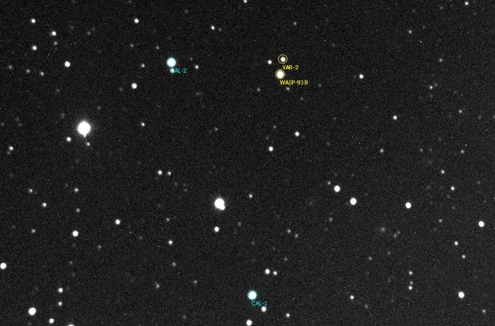 チャート - WASP-93, JD 2459440.44167